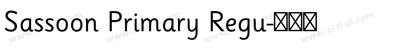 Sassoon Primary Regu字体转换